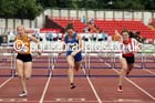 Inter girls 80 metres hurdles, 2015 English Schools, Gateshead. Photo: David T. Hewitson/Sports for All Pics